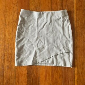 Beige tulula mini skirt